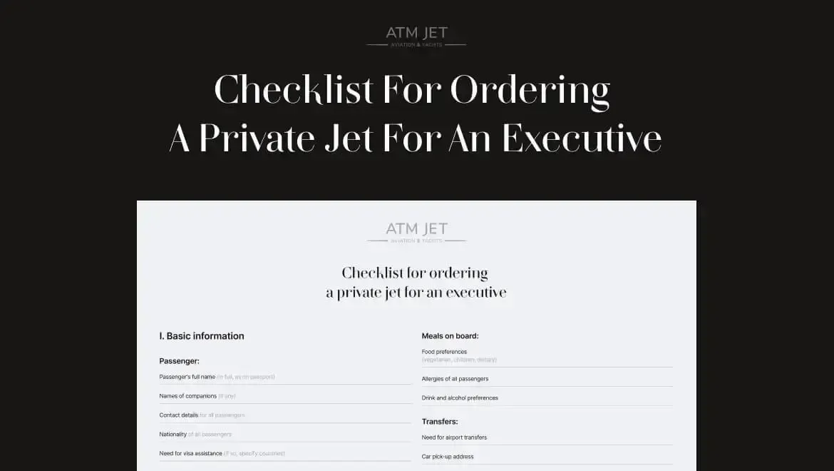 The checklist for business agents
