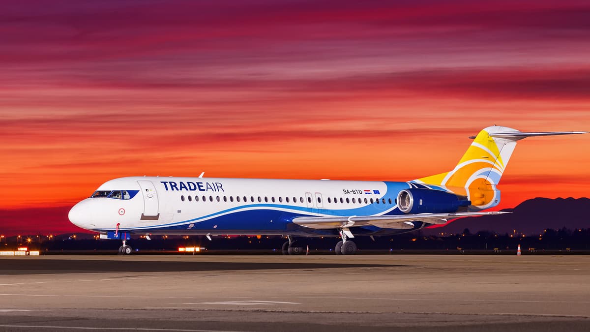Fokker 100 9A-BTE