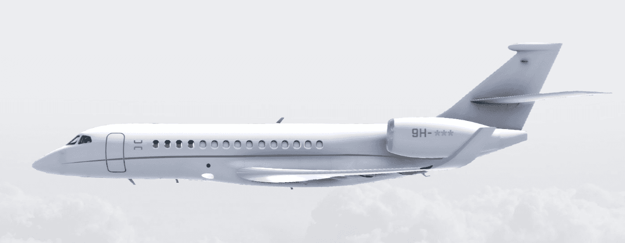 Falcon 6X 9H-DINA
