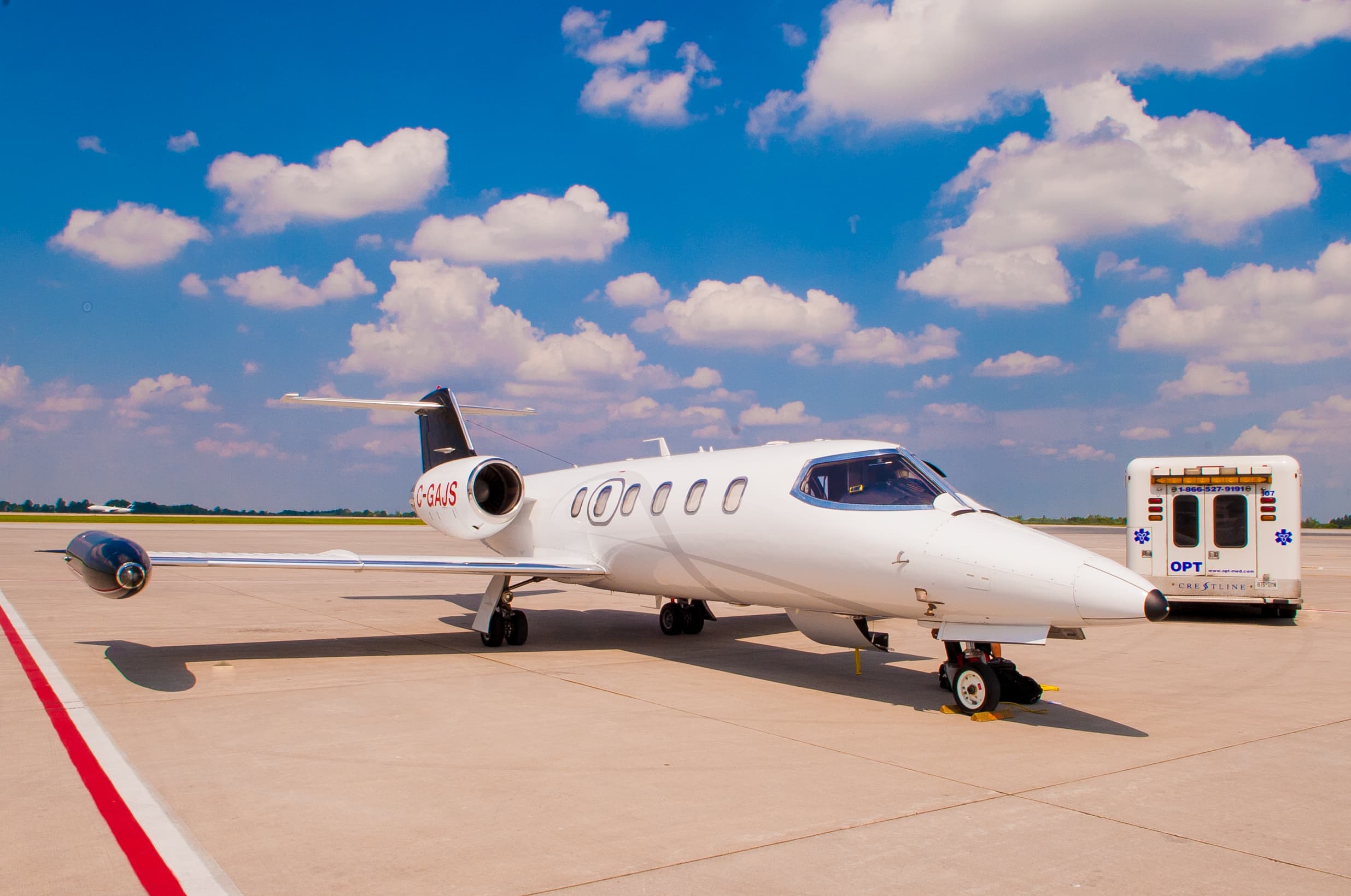 Learjet 35A C-GAJS