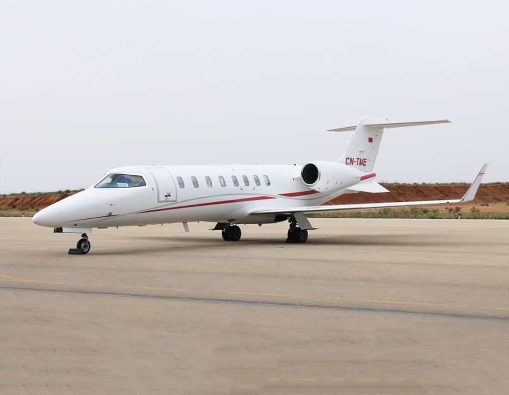 Learjet 45 CN-TME