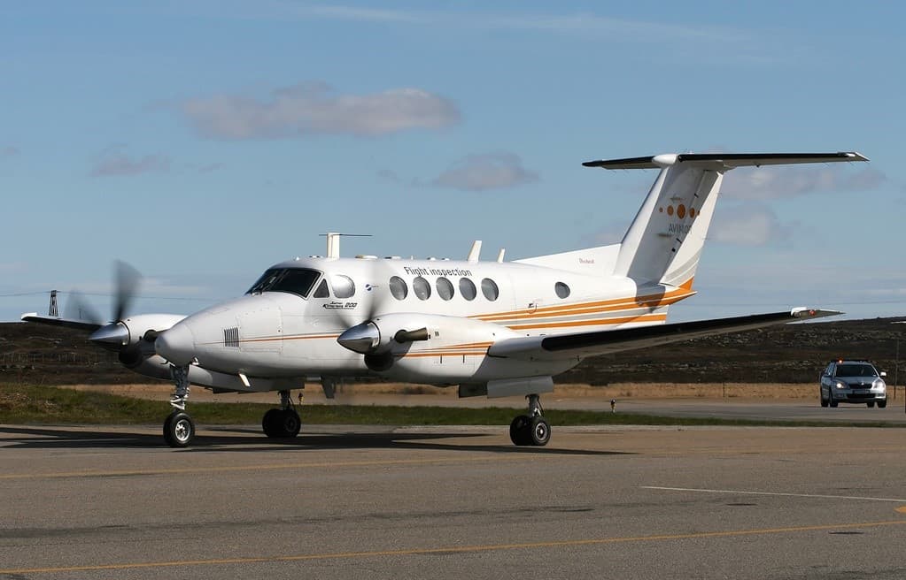 Beechcraft King Air 200 LN-SUZ