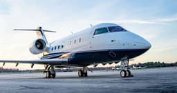 Challenger 604 N135SM
