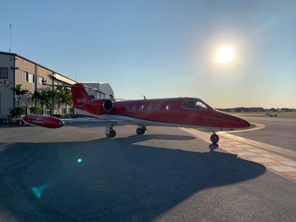 Learjet 35A N45AE