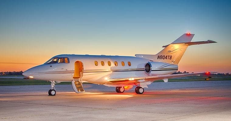 Hawker 800XP N804TB