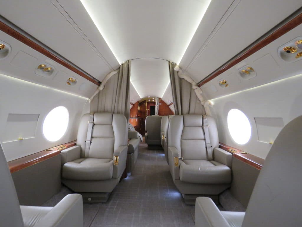Gulfstream G550 N889MS