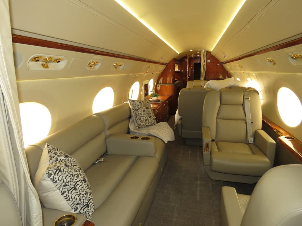 Gulfstream G550 N889MS