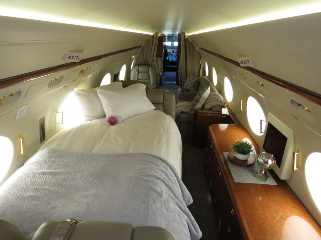 Gulfstream G550 N889MS