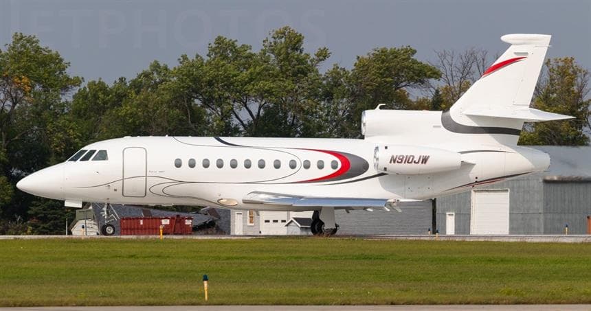 Falcon 900B N910JW