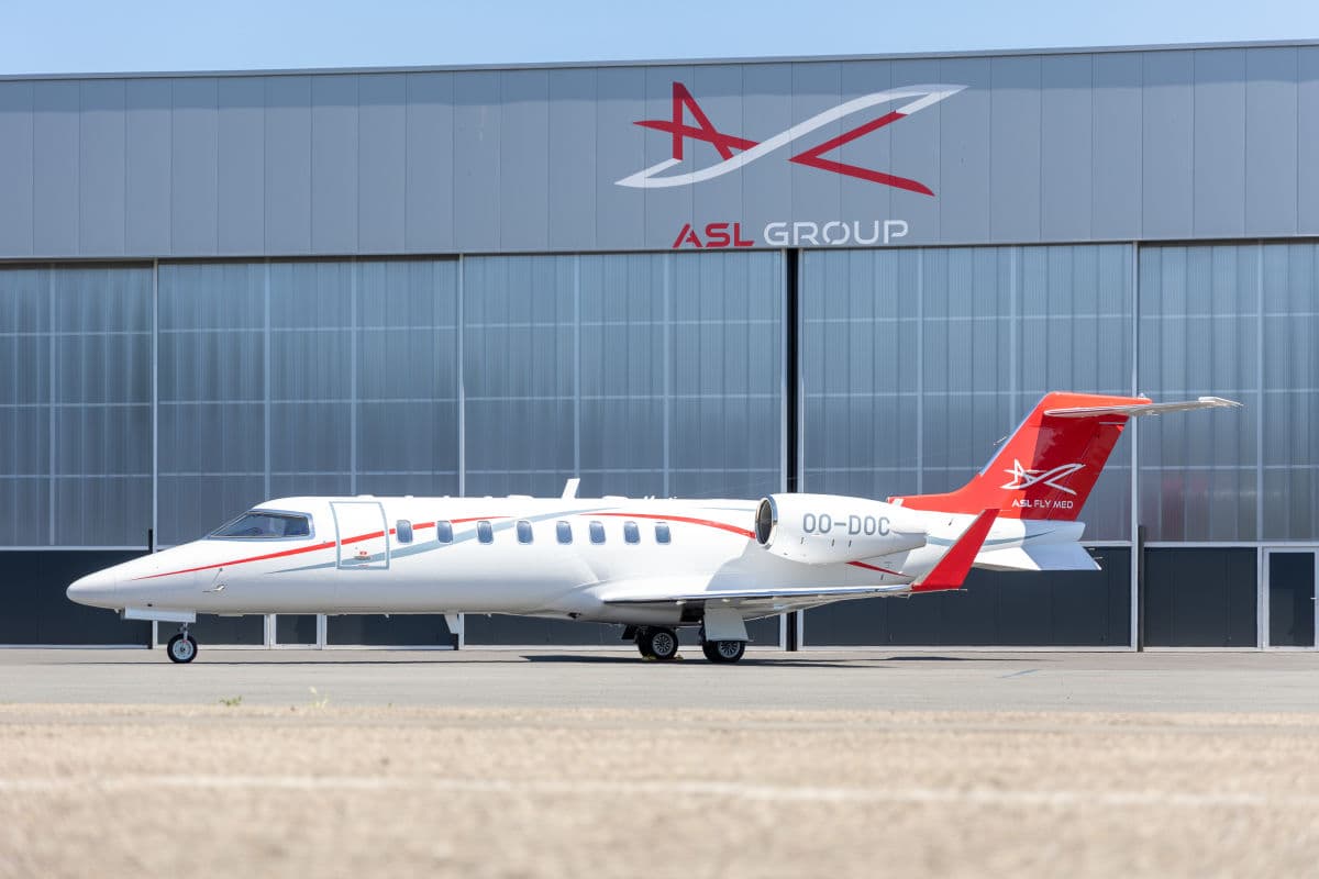 Learjet 45 OO-DOC