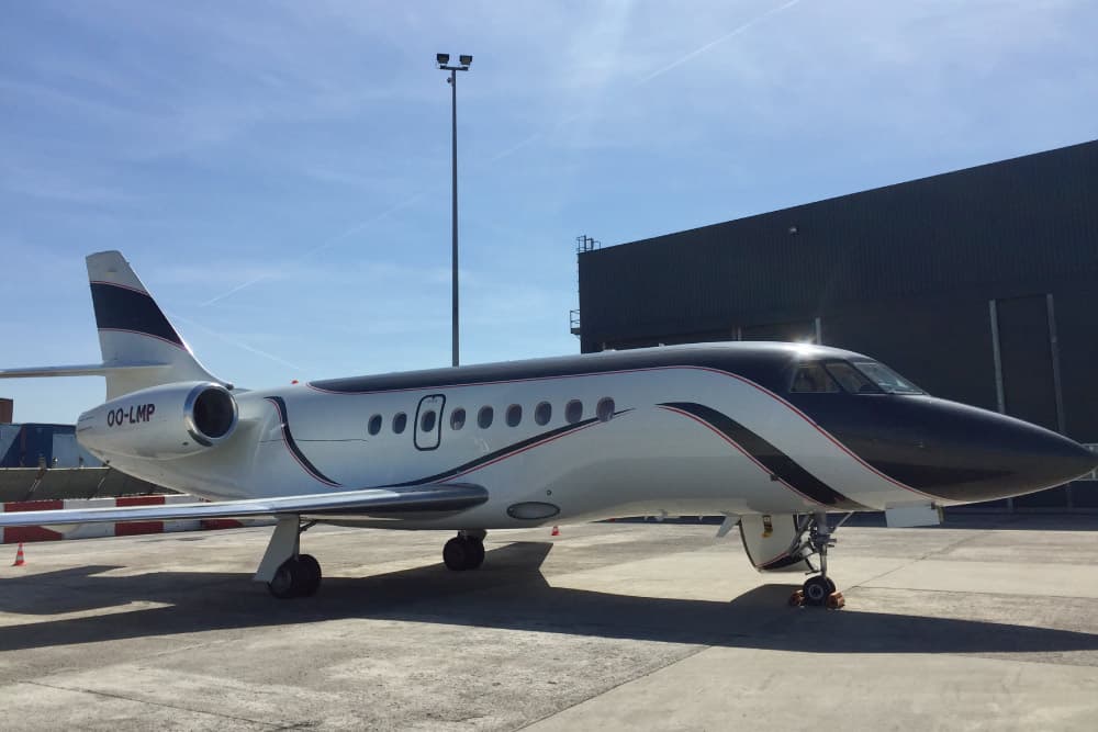 Falcon 2000LX OO-LMP