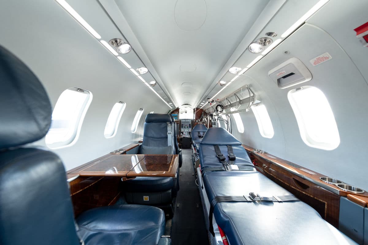 Learjet 45 OO-MED