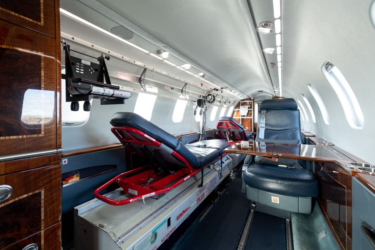 Learjet 45 OO-MED