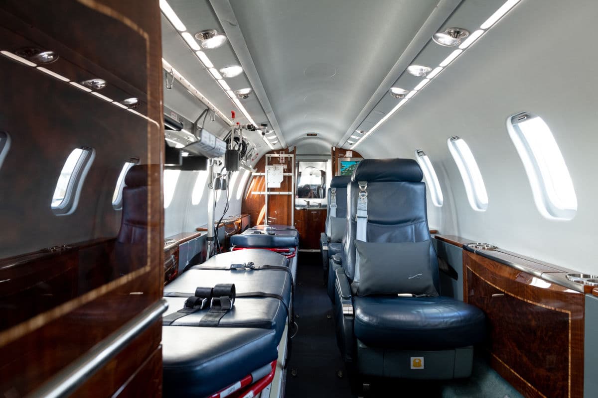 Learjet 45 OO-MED