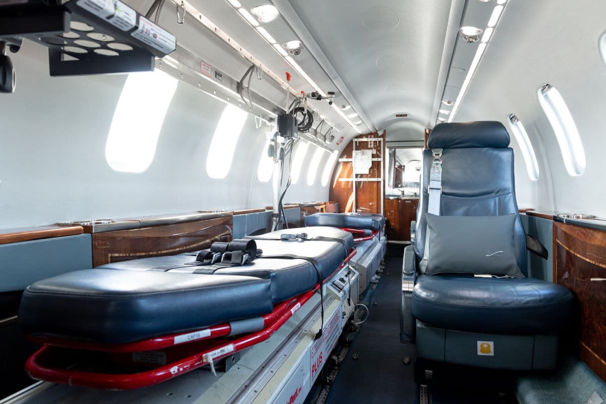 Learjet 45 OO-MED