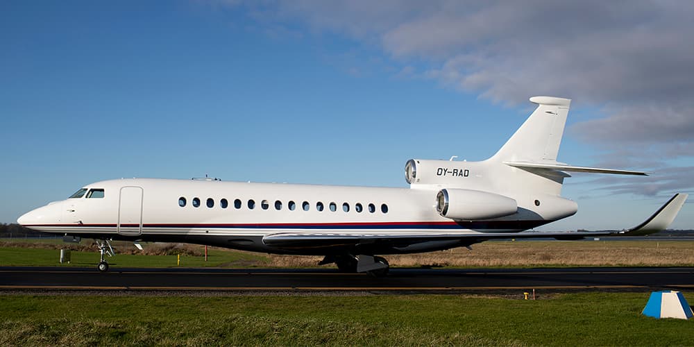 Falcon 8X OY-RAD