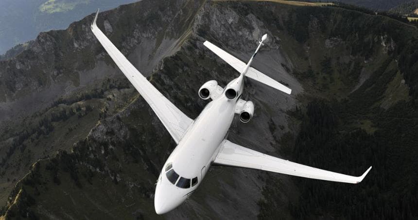 Falcon 7X VP-CMV