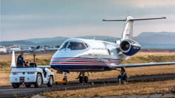 Learjet 55 ZS-ELI