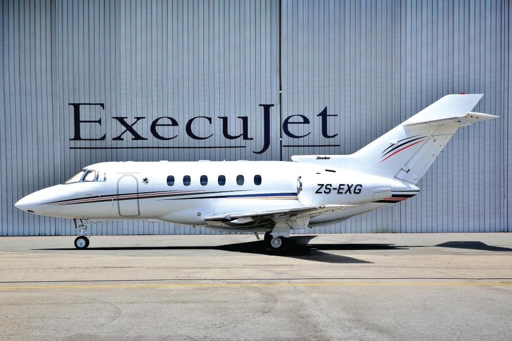 Hawker 800XP ZS-EXG