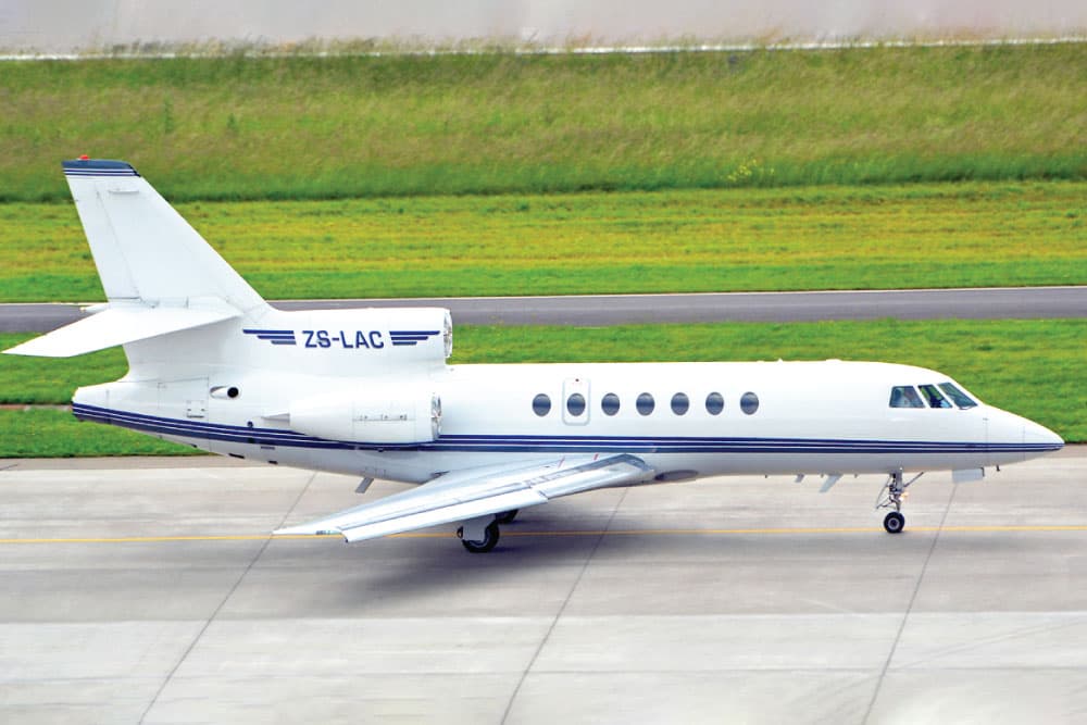 Falcon 50EX ZS-LAC