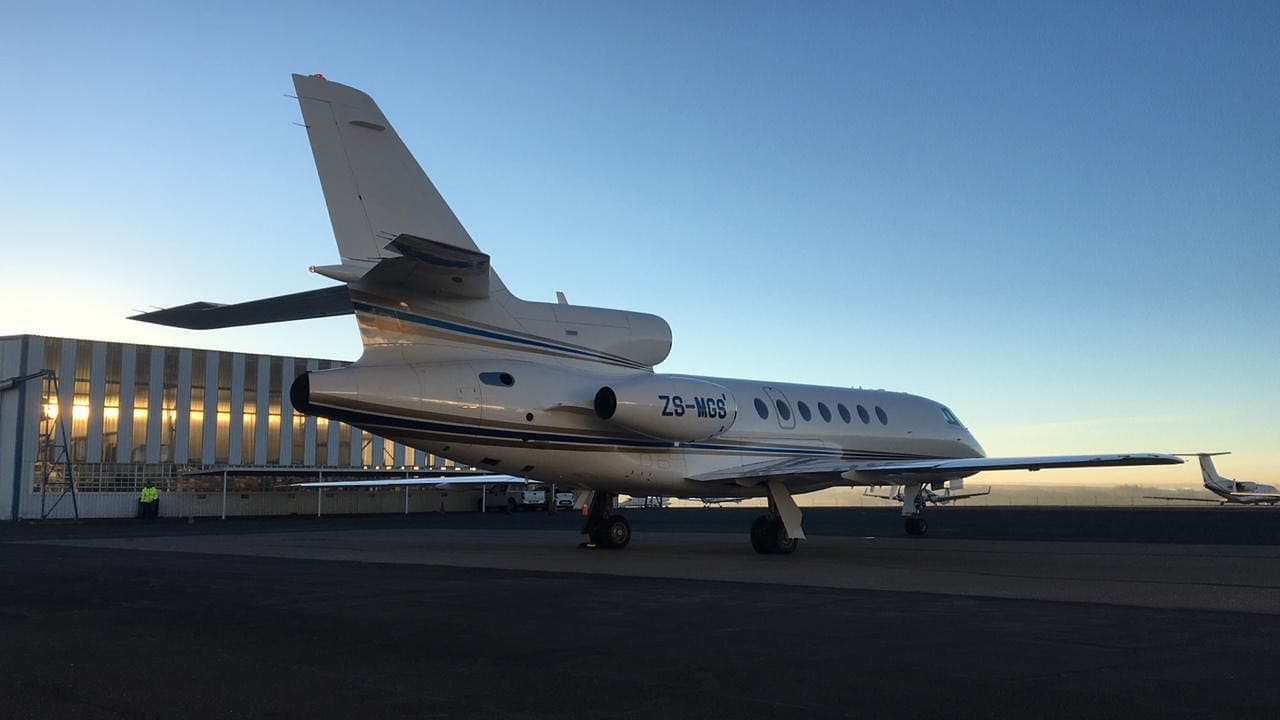 Falcon 50 ZS-MGS