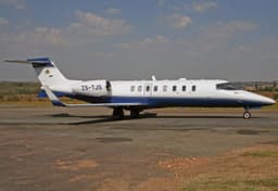 Learjet 45 ZS-TJS