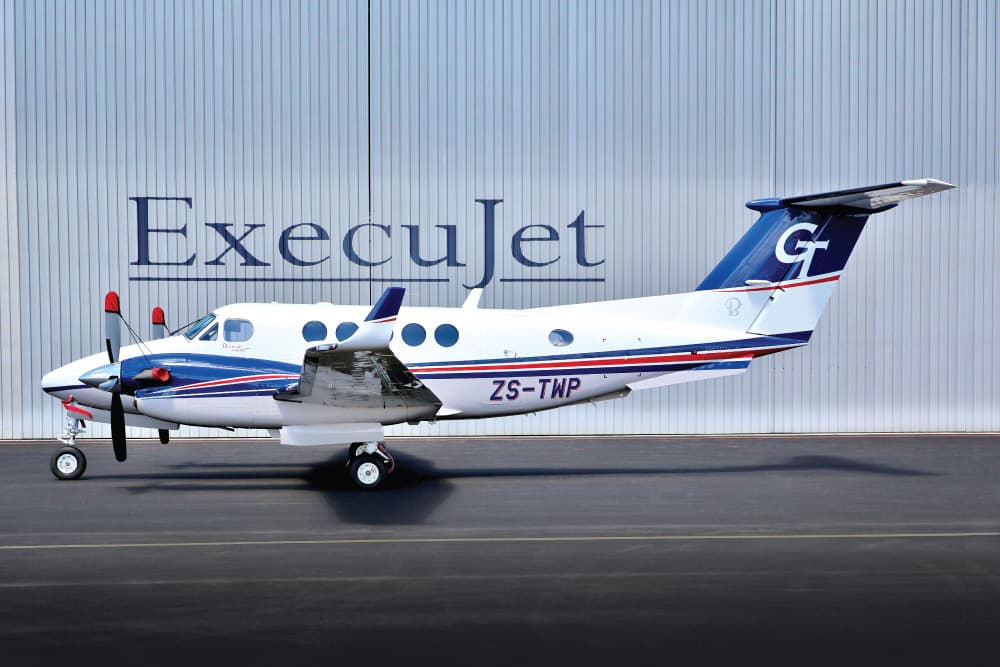 Beechcraft King Air B200 ZS-TWP